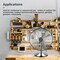 Edendirect 12 Inch Stand Fan 3 Settings Speeds High Velocity Heavy Duty Metal ZR-HIFANXTABLE12METALF - alternate 7