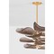 Corbett Lighting Cardiff Chandelier in Vintage Gold Leaf 515-35-VGL - alternate 7