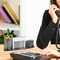 Acrimet Millennium Desktop Organizer Cup Caddy Plastic with 200 Sheets Memo Paper Smoke Color 740.1 - alternate 9