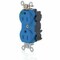 Leviton Straight Blade Receptacle, 5-15R, 15 A, 125V AC, Self-Grounded MT820-B - alternate 1