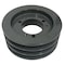B&B Manufacturing Bushing 3 Groove V-Belt Pulley 9.4 inch OD 3C90E - alternate 1