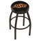 Holland Bar Stool Co 36" Blk Wrinkle Oklahoma State Swivel Bar Stool, Accent Ring L8B2B36OKStUn - alternate 1