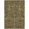 Homeroots 9' X 12' Fern Green Brown And Red Floral Washable Indoor Outdoor Area Rug 603417 - alternate 7