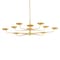 Hudson Valley Lighting Taormina 10 Light Integrated LED Chandelier in Vintage Gold Leaf 4563-VGL - alternate 1