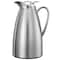 Service Ideas Classy Carafe, Vacuum Insulated Carafe, Glass Vacuum, 1 Liter, Brushed CJZ1BS - alternate 1