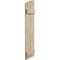 Ekena Millwork Pecky Cypress 2 Board Joined Board-n-Batten w/Elliptical Top Faux Wood Shutters, 11"W x 48"H SHUBJL11X48PCPR - alternate 11