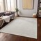 Homeroots 5' X 8' Ivory And Beige Geometric Washable Indoor Outdoor Area Rug 596939 - alternate 8