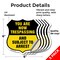 Signmission No Trespassing Shield Sign You Are Now T, 6 inch X 6 inch, Vinyl Decal, 5PK SHI-D-5PACK-6-412 - alternate 5