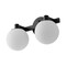 Jonathan Y Modernist Globe 15.25" 2-Light Metal/Frosted Glass Modern Contemporary LED Vanity, Black JYL3541B - alternate 9