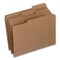 Pendaflex Reinforced Top-Tab File Folders, 2/5-Cut Tabs, Letter, Brown Kraft, 100PK RK1522/5RE - alternate 4