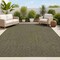 Jonathan Y Rowena Smart Jute Scandinavian Boho Herringbone Weave Brown 4 ft. x 6 ft. Indoor/Outdoor Area Rug FXV203B-4 - alternate 1