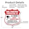 Signmission Video Surveillance Shield Sign This Prop, 12 Inch X 12 Inch, Aluminum Metal Sign SHI-A-12-470 - alternate 6