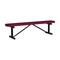 Leisure Craft Portable, Bench w/o Back, 6ft., Burgundy B6XPP-BURGUNDY - alternate 1