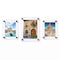 Azar Displays Floating Acrylic Gallery Wall Frame Set, 1" Stand off, Black, 3PK 105704-BLK - alternate 7