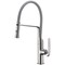 Anzzi Accent Single Handle Pull-Down Sprayer Kitchen Faucet, Brushed Nickel KF-AZ003BN - alternate 1