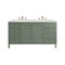 James Martin Vanities Chicago 60 in. Double Vanity, Smokey Celadon, w/ 3 CM Ethereal Noctis Silestone Top 503-V60D-SC-3ENC - alternate 4