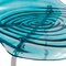 Leisuremod Astor Water Ripple Design Dining Chair, Transparent Blue, 4PK AC20TBU4 - alternate 7