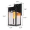 Techko Solar Wall Sconce Lantern with Flame Effect STL-2503-1 - alternate 8