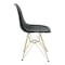 Leisuremod Bristol 5-Piece Modern Dining Set: Round MDF Table & 4 Eiffel Plastic Chairs with Chrome Legs, 5PK BTBL-35BL-CR19TBLG4 - alternate 10