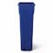 Suncast Commercial 23 GALLON SLIM TRASH CAN, BLUE, WITH RECYCLE LOGO TCN2030BLR - alternate 5