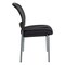 Office Star Products ProGrid Titanium & Black Visitors Chair, Straight Legs, Freeflex Coal 86724R-30 - alternate 5