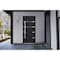 Vdomdoors Steel Door Deux 1105 Black Enamel Stainless Inserts Entry Door Painted W36xH80 Right hand Inswing DEUX1105EXD-BLK-W36 x H80-RH-I - alternate 5