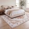 Jonathan Y Eleanor Vintage Medallion Border Non-Slip Machine-Washable Cream/Terra 3 ft. x 5 ft. Area Rug VOR100G-3 - alternate 8