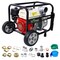 Wrightmaster 3 in Portable Water Pump, Powered by Honda GX160 163cc Engine W/Handle Wheel kit and Accessories kit ZR-P245730 - alternate 1