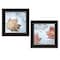 Homeroots Set Of Two Channeling Fall Leaves Black Framed Print Wall Art, 2PK 407065 - alternate 1