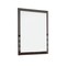 Homeroots 41" Ebony Wood Framed Mounted Dresser Mirror 282659 - alternate 1