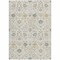 Homeroots 3' X 5' Ivory Beige And Gray Oriental Washable Indoor Outdoor Area Rug 598052 - alternate 8