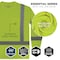 Ergodyne S Lime Class 3 Essential Hi-Vis Long Sleeve Shirt 8368 - alternate 6