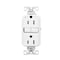 Eaton Wiring Devices Eaton-WP GFCI Receptacle, 125 V, 15 A, NEMA: NEMA 5-15R, Back, Side Wiring, White GF15W - alternate 1