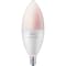 Wiz 40W Equivalent Color Changing B12 Candelabra Dimmable Smart LED Decorative Light Bulb 603522 - alternate 3