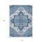 Homeroots 8' X 10' Blue Gray And Ivory Oriental Washable Indoor Outdoor Area Rug 600147 - alternate 8