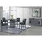 Homeroots 25" Dark Gray Wood and Suede Counter Height Bar Chair 564786 - alternate 6