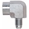 Gates Male JIC 37 Flare to Female Pipe NPTF - 90 SAE to SAE G60514-1008 - alternate 3