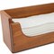 Homeroots Traditional Solid Teak Guest Paper Towel Holder 475868 - alternate 9
