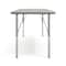Flash Furniture Wren 60 in x 24 in Adjustable Height Activity Table, Thermal Laminate Top, Short Legs, Light Gray XU-A2460-REC-LTGRY-T-P-GG - alternate 10