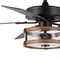 Jonathan Y Joanna 52" 2-Light Rustic Industrial Iron/Wood/Seeded Glass Mobile-App/Remote-Controlled LED Ceiling JYL9611A - alternate 14