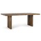 Homeroots 80" Brown Solid Wood Dining Table 549039 - alternate 1