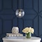 Jonathan Y Bleecker 7.75" Metal/Glass Globe LED Pendant, Clear/Oil Rubbed Bronze JYL9528D - alternate 12