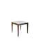 Homeroots 22" White and Natural Faux Marble and Wood Square End Table 716344 - alternate 1