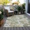 Homeroots 5' X 8' Ivory Wheat And Olive Green Botanical Leaves Washable Indoor Outdoor Area Rug 618407 - alternate 8