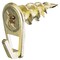 Hillman Picture Hook WallDriller Brass-Plated Gold Drywall 50 lb Brass-Plated Pair 122403 - alternate 5