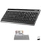 Delton Wireless Ergonomic Computer Keyboard with Tablet Holder, Black T42 - alternate 1
