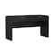 Manhattan Comfort Grace 54in Office Desk in Black (2-Drawer) DK001-GBK - alternate 8