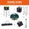 Vevor Tennis Ball Hopper Basket Teaching Tennis Ball Cart with Wheels 180 Balls XLDD-BC180 - alternate 7