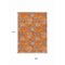 Homeroots 9' X 12' Orange Silver And Peach Polka Dot Washable Indoor Outdoor Area Rug 614687 - alternate 8