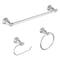 Oakbrook Collection Chrome Die Cast Zinc Bath Hardware Set BH-OB4000CH - alternate 4